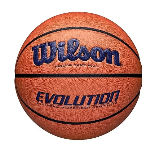 WILSON Evolution Indoor Game Basketballs - Size 5, Size 6 and Size 7 - Image 1