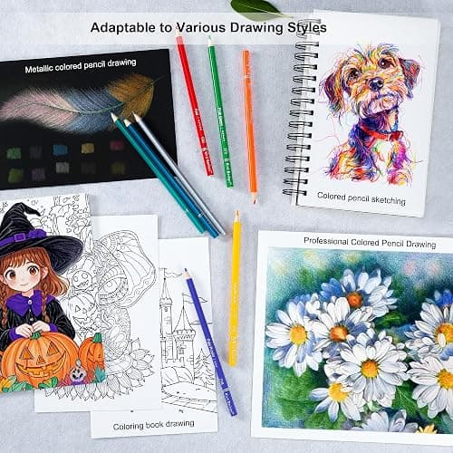 Kird Barken 80PCS Colored Pencils for Adult Coloring Books, Soft Core,Ideal for Drawing Blending Shading,professional Color Pencils Set thumbnail 4