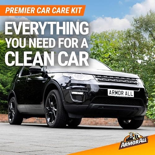 Armor All Premier Car Care Kit, Includes Car Wax & Wash Kit, Glass Cleaner, Car Air Freshener, Tire & Wheel Cleaner (8 Piece Kit) thumbnail 11