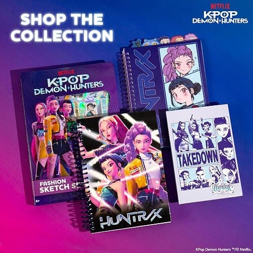 KPop Demon Hunters™ Huntr/x Tab Journal with 80 Lined Pages, Spiral-Bound, Notebook Size 6x8, Official KPop Demon Hunters Merch for K-Pop Fans, Students, Teens thumbnail 7