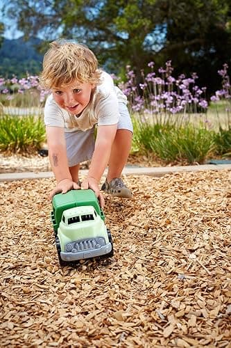 Green Toys Recycling Truck in Green Color - BPA and Phthalates Free Garbage Truck for Improving Gross Motor, Fine Motor Skills. Kids Play Vehicles thumbnail 4