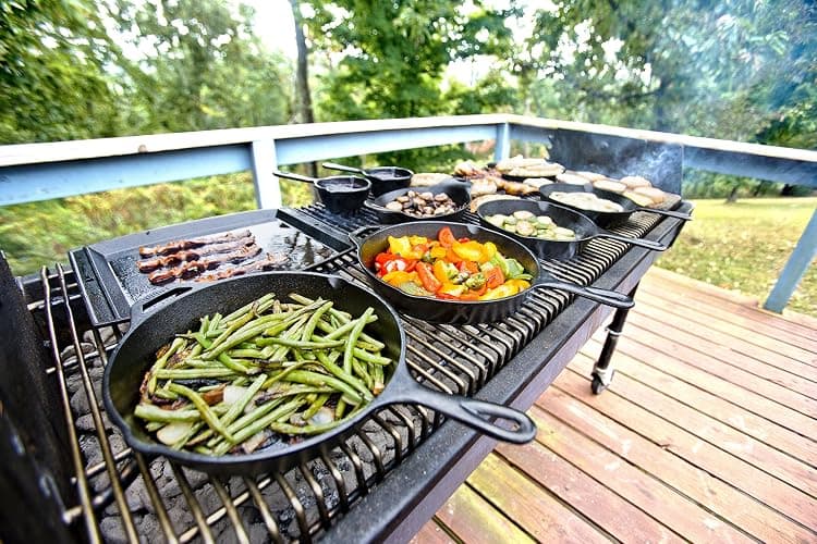 Lodge 12 Inch Cast Iron Pre-Seasoned Skillet – Signature Teardrop Handle - Use in the Oven, on the Stove, on the Grill, or Over a Campfire - Black thumbnail 10
