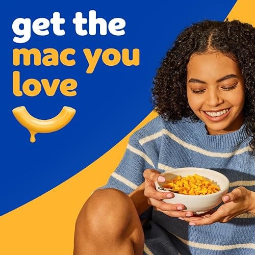 Kraft PowerMac Mac and Cheese, 1 Box, for Protein Easy Dinners or Dinner Sides, Original Flavor, 17g Protein and 6g of Fiber per Serving, No Artificial Flavors, Preservatives or Dyes, 7.25 oz thumbnail 5