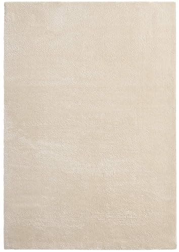 the carpet Relax kuscheliger Kurzflor Teppich, Anti-Rutsch Unterseite, Waschbar bis 30 Grad, Super Soft, Felloptik, Beige, 200 x 280 cm - 200 x 280 cm - Beige thumbnail 2