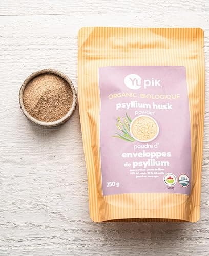 Yupik Organic Whole Husk Psyllium 8.8 Oz, 95% Purity, Soluble Fiber, USDA Certified, Non-GMO, Kosher, Gluten-Free, Sugar-Free & Fat-Free, Unflavored, Plant-Based, Ideal for Oatmeal & Cereal thumbnail 5