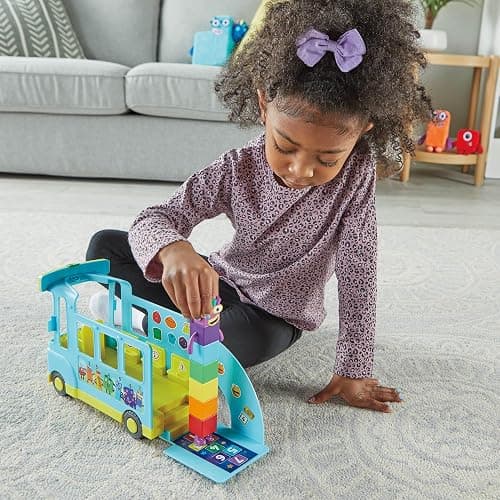hand2mind Numberblocks Rainbow Counting Bus, Music Toys for Kids Ages 3-5, Toddler Musical Toys, Play Figure Playsets, Number Toys, Preschool Learning Toys, Math Toys, Birthday Gifts for Kids thumbnail 3