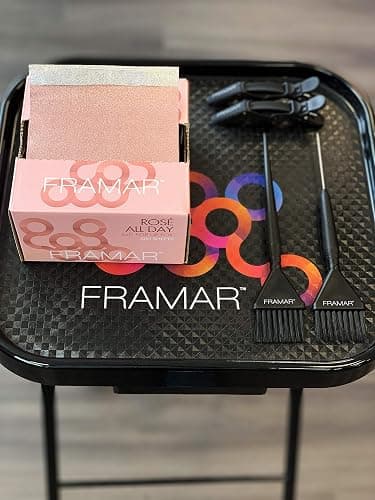 Framar Rosé Hair Foils For Highlighting - Pop Up Hair Foil, Highlight Foils For Hair, Aluminum Foil Sheets, Salon Foils For Hair Stylist, Hair Dye Supplies, Non Slip 500 Pop Up Foil Sheets thumbnail 6