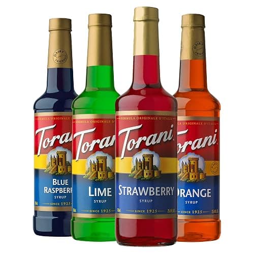 Torani Syrup Variety Pack, Soda Flavors, 25.4 Ounces (Set of 4) - Image 1