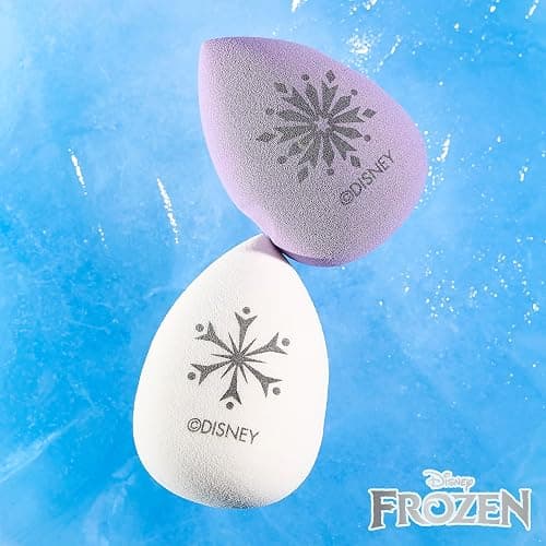 Disney Frozen 7PC Premium Makeup Brush & Blender Set, All-over, Highlighter, Concealer, and Eyeshadow Brush, 2 Beauty Blender Sponges for women and girls by Belle Maison thumbnail 8