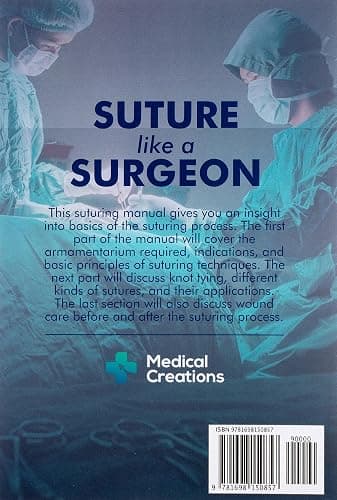 Suture like a Surgeon: A Doctor’s Guide to Surgical Knots and Suturing Techniques used in the Departments of Surgery, Emergency Medicine, and Family Medicine thumbnail 2