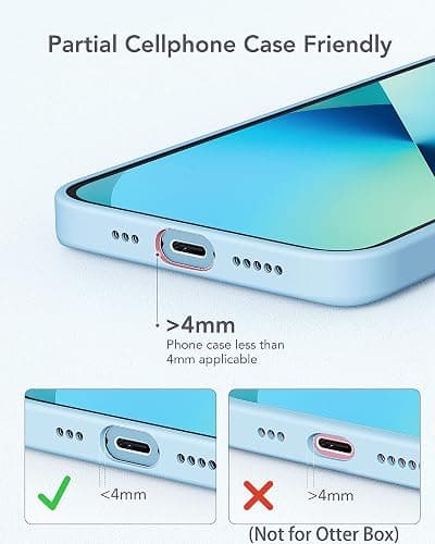 charmast Small Portable Charger for iPhone, Ultra-Compact 20W PD Fast Charging Power Bank 5000mAh, Mini Battery Pack for iPhone 14/14 Pro Max/13/13 Pro Max/12/12 Pro Max/11/XR/X/8/7/6 etc thumbnail 8