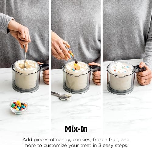 Ninja CREAMi XL Deluxe 11-in-1 Ice Cream & Frozen Treat Maker, NC501 | Ninja® CREAMi® XL Deluxe turns almost anything into ice cream, sorbet & gelato, with 24 oz. XL Tubs for the whole family. thumbnail 8