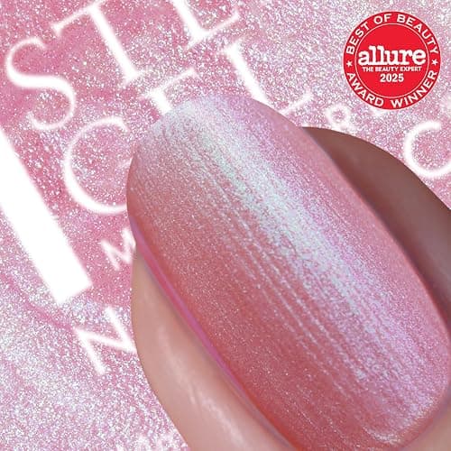 Nails.INC It's Topless Addison Iridescent Pink Gel-Like Nail Polish | Iridescent rosy pink gel nail polish stays glossy and long-lasting for 6 days. Ideal for manis, gifting, and glam nights. thumbnail 2