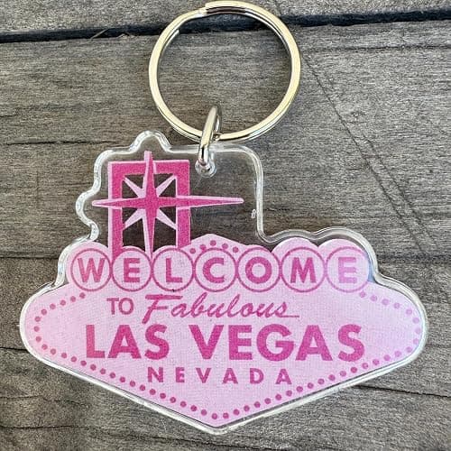 SNCO Las Vegas Souvenir Keychains – 6-Pack Gift Set with Lucky Penny, T-Shirt Shape & Iconic Welcome Sign Designs thumbnail 4