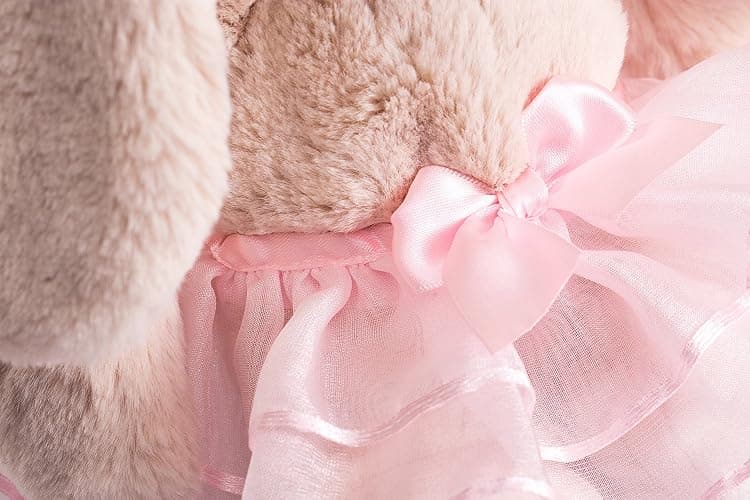 DILLY DUDU Ballerina/Ballet Bunny Plush Toy Stuffed Animal Rabbit Doll 10-inch(Pink) thumbnail 3