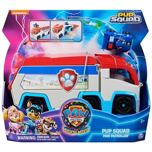 PAW Patrol: The Mighty Movie, Pup Squad Patroller Toy Truck, with Collectible Mighty Pups Chase Pup Squad Toy Car, Kids Toys for Boys & Girls Ages 3+ thumbnail 2