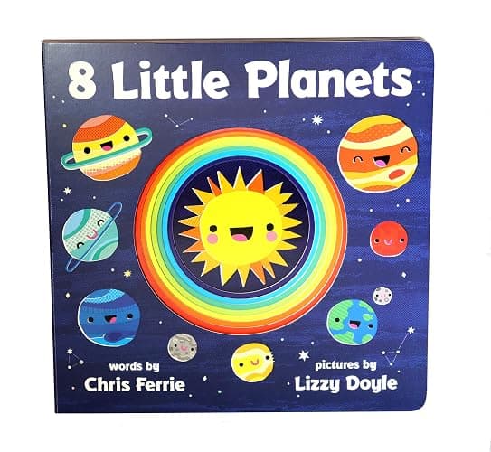 8 Little Planets: A Solar System Book for Kids with Unique Planet Cutouts thumbnail 5