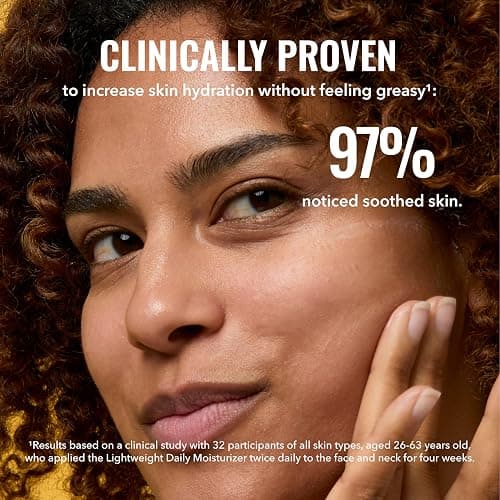 Good Molecules Lightweight Daily Moisturizer, Face Cream, 3.38 fl oz | Non-greasy face lotion with shea butter and hyaluronic acid. Boosts skin hydration in 30 minutes. thumbnail 4