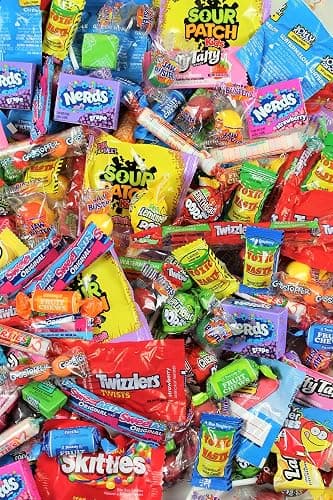 Ultimate Assorted Candy Party Mix - 2 LB Bag - Mega Variety Bulk Assortment - Individually Wrapped Candy - Queen Jax - Variety Pack thumbnail 7