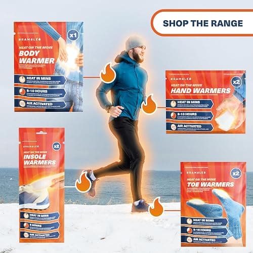Bramble - Hand Warmers Disposable – Air-Activated Pocket Warmers for Hiking, Skiing, Camping, and Outdoor Activities – Provides Up to 10 Hours of Heat thumbnail 8