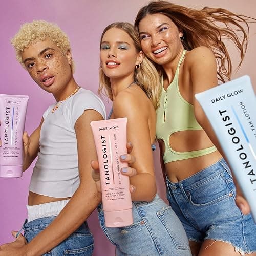 Tanologist Hydrating Daily Glow Body Lotion- Medium/Dark, Gradual Tanning Lotion, No Fake Tan Smell, Streak-Free & Natural Looking Self Tanner, Moisturizing, Vegan, 8.45 fl. oz/250 ml Tube thumbnail 6