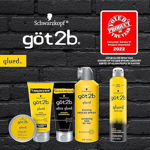 Got2b Glued Blasting Freeze Hairspray, 12 oz, Pack of 2 - Freeze Hairspray - 12 Fl Oz (Pack of 2) thumbnail 8