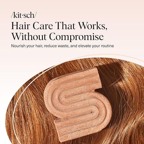 Kitsch Rice Water Shampoo Bar for Hair Growth – Strengthening Hair Shampoo for Men and Women – Reduce Breakage, Boosts Shine – Paraben, Silicone & Sulfate-Free, Vegan Hair Care - 3.2 oz thumbnail 8