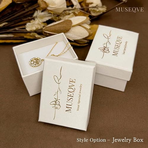 MUSEQVE Four Leaf Clover Bracelet for Women 14K Gold Plated White Mother of Pearl Onyx Black Clover Charm Tennis Bracelet Adjustable Chain Lucky Jewelry Gifts [CVBR] thumbnail 5