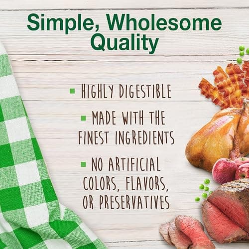 Nylabone Healthy Edibles Natural Puppy Chews Long Lasting Treats for Puppies, Roast Beef, Apple & Bacon Flavor, X-Small/Petite (3 Count) thumbnail 4