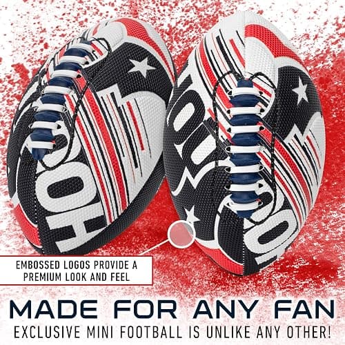 Franklin Sports NFL Team Mini Footballs - Youth 8.5" Official NFL Licensed Football + Air Pump Set thumbnail 3
