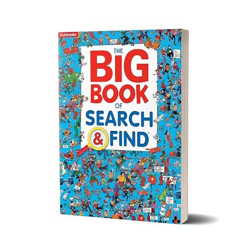 The Big Book of Search & Find - Fun Hidden Object Game for Kids | Boosts Focus & Observation Skills | Engaging Brain-Training Activity Book thumbnail 3