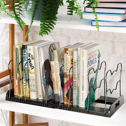 Simple Houseware Expandable Pan Organizer Rack, 10 Adjustable Compartments, Black - Kitchen Cabinet Organizer for Pots, Pans, Lids & Bakeware - Pantry & Countertop Storage thumbnail 2