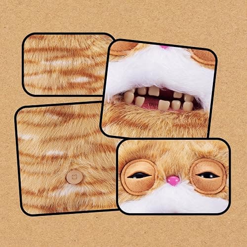 Fuggler Alley Cats 9-Inch Plush Toy (Stinkface) by ZURU – Funny Ugly Monster Stuffed Animal with Human-Like Teeth, Collectible Plush for Kids, Tweens, Teens, Adults & Cat-Loving Weirdos thumbnail 6