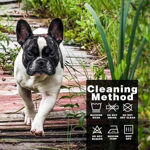 Discover Cozy Cotton Canine Wear: Soft, Lightweight, and Breathable Dog Shirt Vest with Eye-Catching Graphics(Security), Keeping Your Furry Friend Warm and Comfy! Black M thumbnail 8