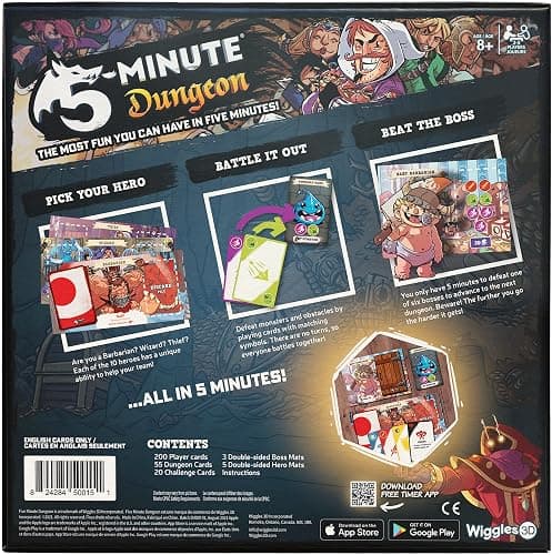 Wiggles 3D 5-Minute Dungeon A Chaotic, Co-Operative, Real-time Card Game | Fast-Paced Board Game | for Families, Ages 8 & up | 2-5 Players thumbnail 5
