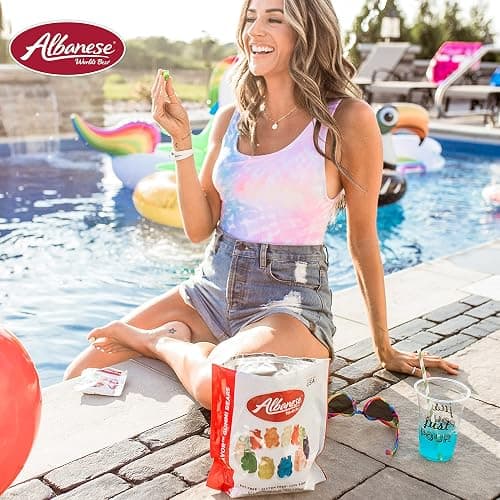 Albanese World's Best 12 Flavor Gummi Bears, 36oz Bag of Candy, Soft & Chewy Candy Snacks, Fruity Flavor Assortment thumbnail 10