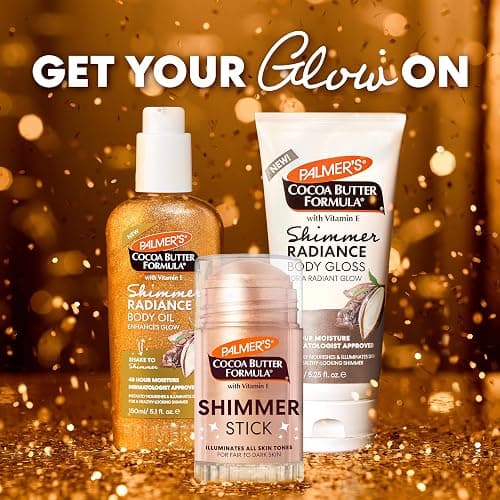 Palmer's Cocoa Butter Formula Body Shimmer Stick with Vitamin E, 1 Oz, Radiant Highlighter Makeup for Body Glow, Provides 48-Hour Moisture, All Skin Tones & Types, Dermatologist Approved thumbnail 9