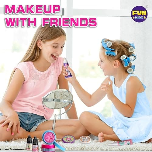 All Natural Lip Balm Kit For Girls, FunKidz Lip Gloss Making Kit For Kids Ages 8-10, 10-12 Girls Gift Makeup Science Lab thumbnail 8
