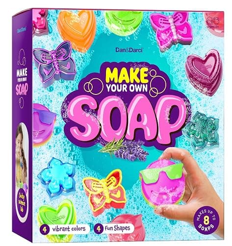 Dan&Darci Soap Making Kit for Kids - Easter Crafts Science Toys - Birthday Easter Gifts for Girls and Boys Age 6-12 Years Girl DIY Kits - Best Educational Craft Activity Gift for 6-12 Year Old Kid - Image 1