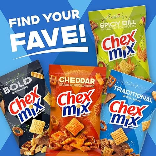 Chex Mix Traditional Original Recipe Snack Mix, Snacks, Family Size, 13.5 oz thumbnail 9