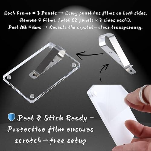 MOTOFITOOL Car Sun Visor Photo Holder, 2 Pack Universal Magnetic Car Visor Clip, Personalized Picture Frame for Cars, Photo car visor clip thumbnail 3
