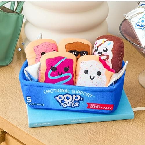 Pop-Tarts™ Emotional Support by Relatable, Snack-Inspired Pals, Full of Bite-Sized Plushies and Cute Stuff, Unexpected Funny Gifts for Loved Ones, Includes 5 Plush Pals with Plush Box thumbnail 2