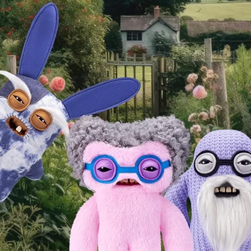 Fuggler Old Fogies 9-Inch Plush Toy (Squidge) by ZURU – Funny Ugly Monster Stuffed Animal with Human-Like Teeth, Collectible Plush for Kids, Tweens, Teens, Adults & Weird Toy Lovers thumbnail 4
