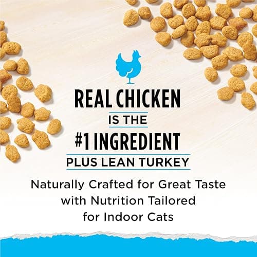 Purina Cat Chow Naturals Hairball, Indoor Dry Cat Food, 13 lb Bag | Healthy weight cat food with real turkey and chicken, a natural fiber blend helps control hairballs, for indoor cats thumbnail 6