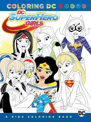 DC Super Hero Girls: A Kids Coloring Book - Image 1