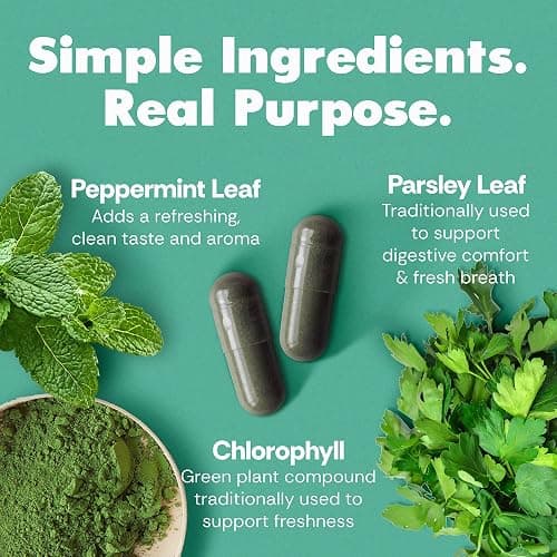 Her Fantasy Box | Body Magic | Chlorophyll Capsules - 30 Vegan Capsules for Detox, Digestion, Gut Health, Skin Support, and Oily Skin - Natural Energy Booster thumbnail 2