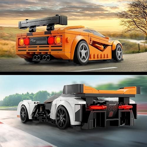 LEGO Speed Champions McLaren Solus GT & McLaren F1 LM 76918, Featuring 2 Iconic Race Car Toys, Hypercar Model Building Kit, Collectible 2023 Set, Great Kid-Friendly Gift for Boys and Girls Ages 9+ thumbnail 4