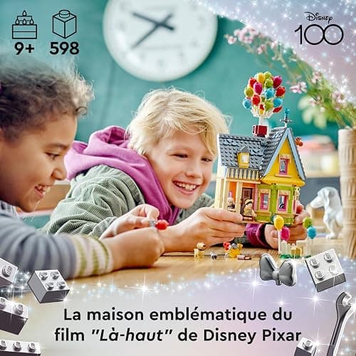 LEGO Disney et Pixar La Maison de « Là-Haut » Jouet avec Ballons - Figurines Carl, Russell et Doug, Maquette Collection pour Filles et garçons, Idée Cadeau Iconique 43217 thumbnail 4