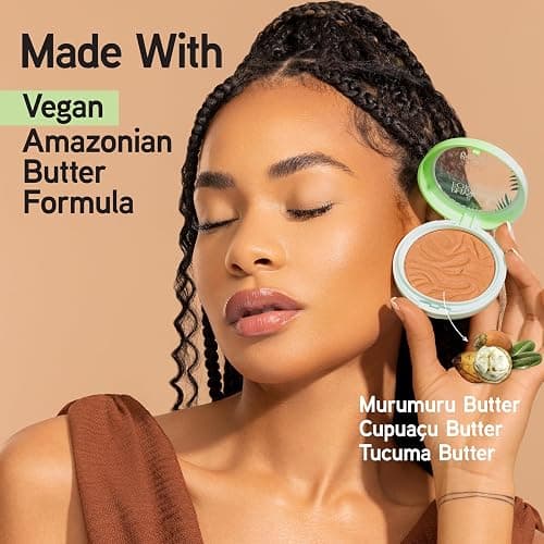 Physicians Formula Murumuru Butter Bronzer, Moisturizing, Nourishing Murumuru Butter for Silky Glow, Dermatologist Tested, Hypoallergenic, Vegan & Cruelty-Free - Sunset Bronzer thumbnail 5