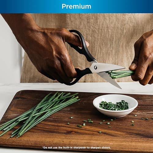 Ninja K32017 Foodi NeverDull Premium Knife System, 17 Piece Knife Block Set with Built-in Sharpener, German Stainless Steel Knives, Black thumbnail 2